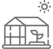 greenhouse type icon