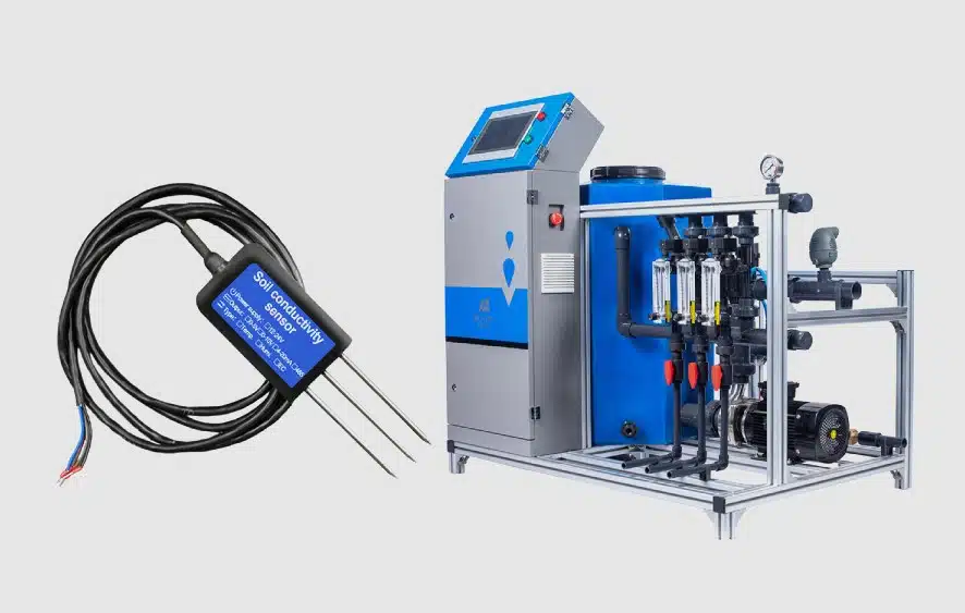 EC sensor and fertigation system