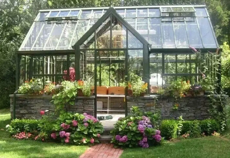 Beautiful Glasshouse in Garden