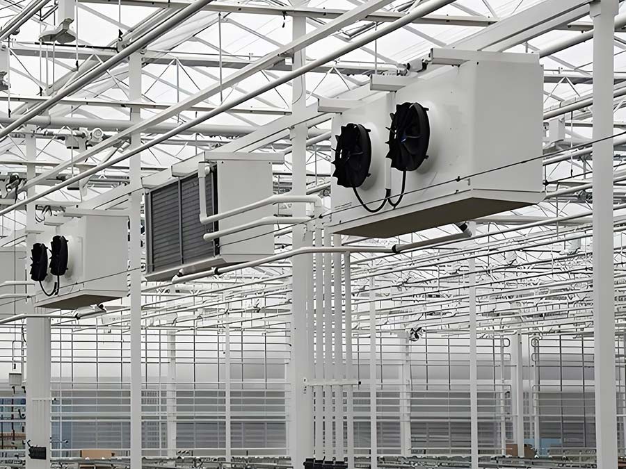 Hot-air fans - Greenhouse heating equipment