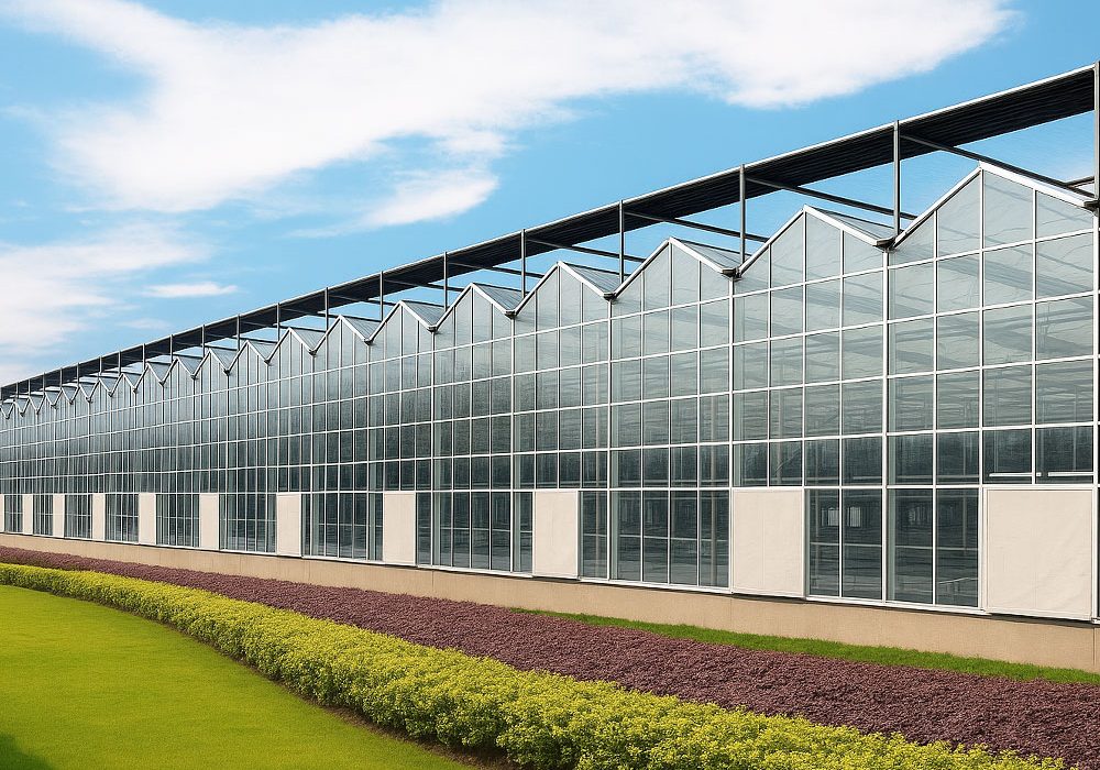 Multi Span Venlo Glass Greenhouse for Sale - China Made Greenhouse Structure