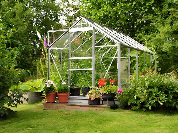 Keep small greenhouse glazing clean to capture more sunshine