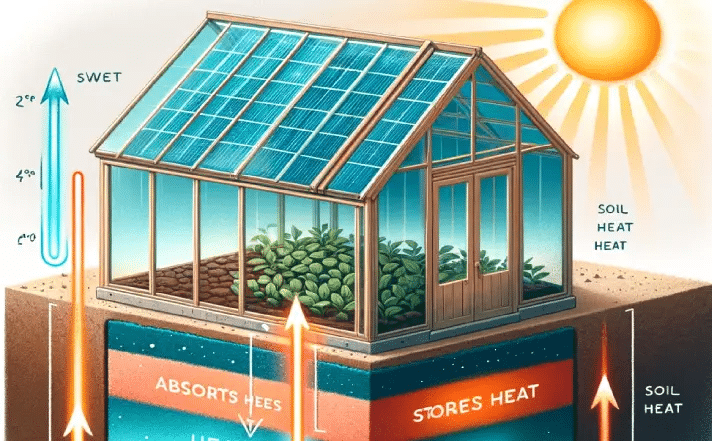 Soil thermal storage